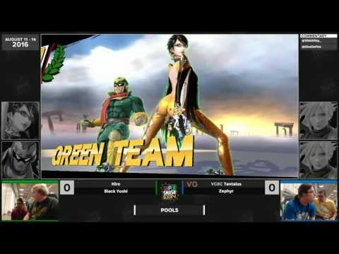 SSC16 - Hiro + Black Yoshi vs Tantalus + Zephyr - Pools Smash 4