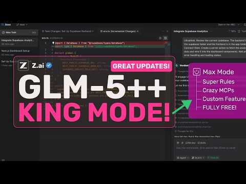 GLM-5 KING MODE: I have LEFT OPUS & CODEX for this FULLY FREE SETUP!