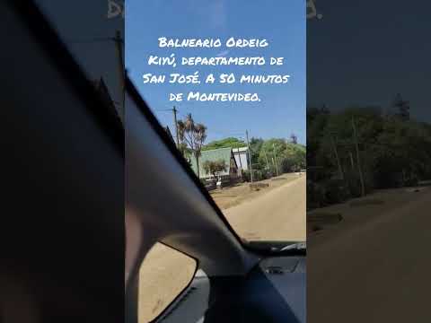 Balneario Ordeig Kiyú, departamento de San José. A 50 minutos de Montevideo. Familia viaje Uruguay