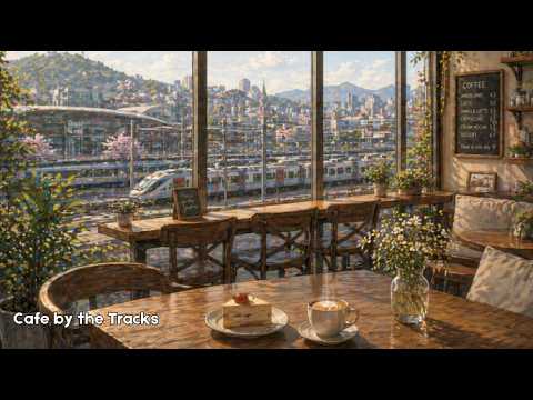 Peaceful Seoul Café by the Tracks ☕️ Lofi Beats to Study & Chill (2 Hours)