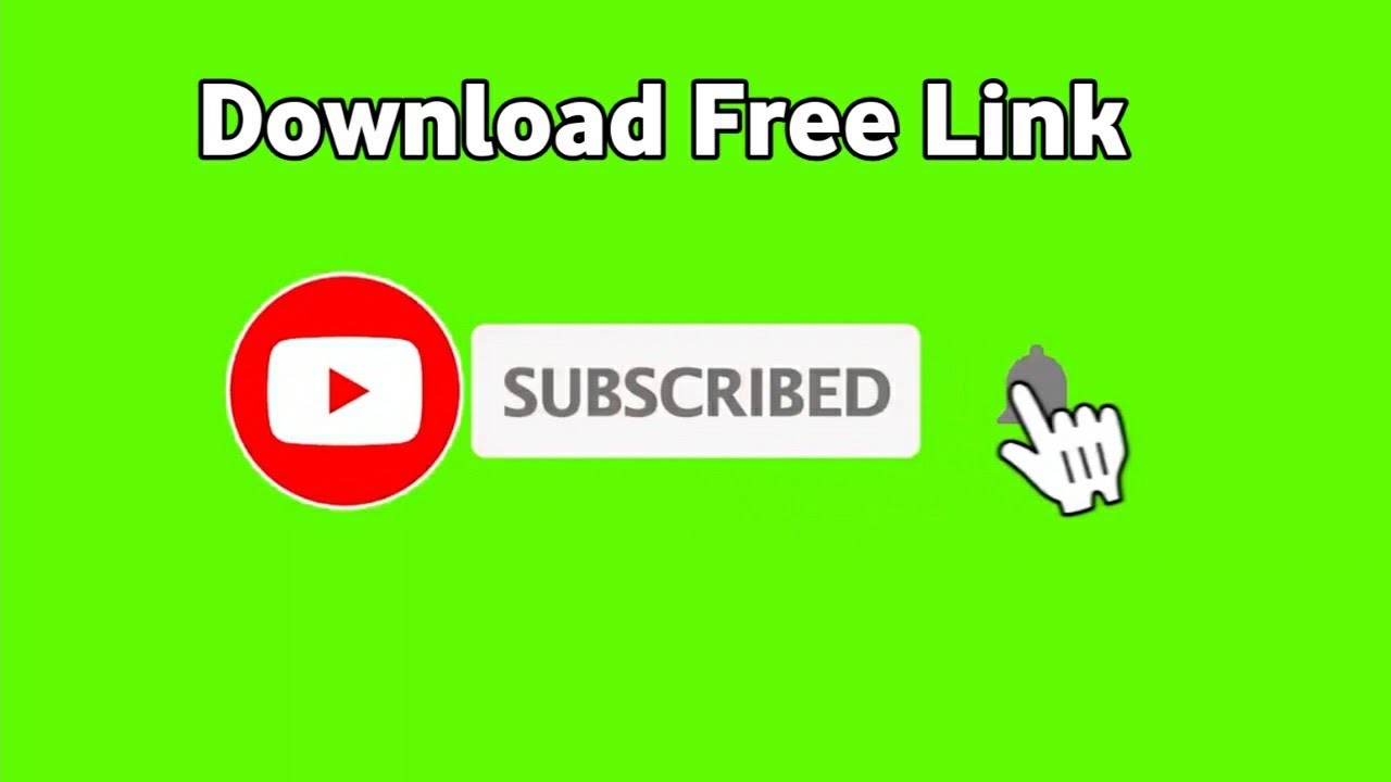 Top 4 || Green Screen Animated Subscribe Button || Free Download Link || Green Screen Effects.