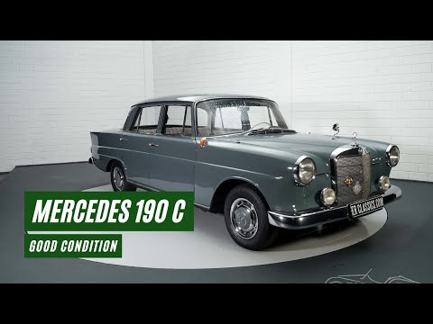 Mercedes-Benz 190 C Heckflosse | Good condition | 1963 -VIDEO- www.ERclassics.com