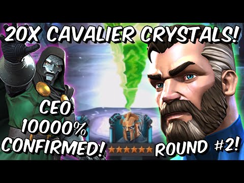 20x 6 Star Mister Fantastic Cavalier Crystal Opening! - CEO RETURNS!!! - Marvel Contest of Champions