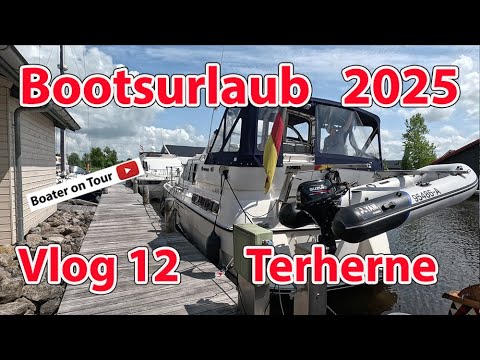 Vlog12 Boating holiday 2025 Terherne via Akkrum from Earnewâld Boating Friesland Netherlands