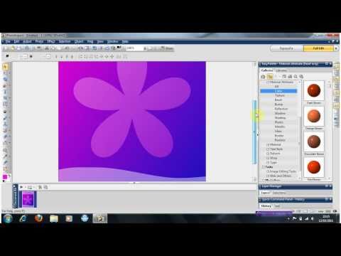 Quick poster design lesson using PhotoImpact X3