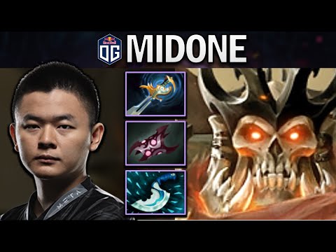 OG.MIDONE TRIES THE NEW WRAITH KING ARCANA - DOTA 2 7.27 GAMEPLAY