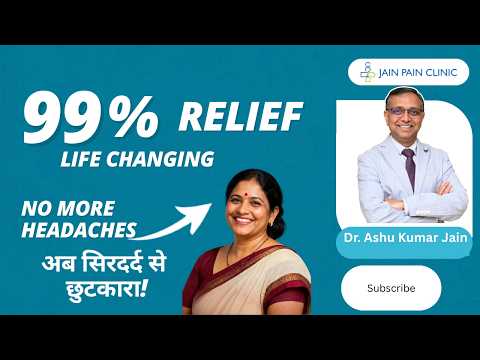 Happy patient of neck, arm pain and headache