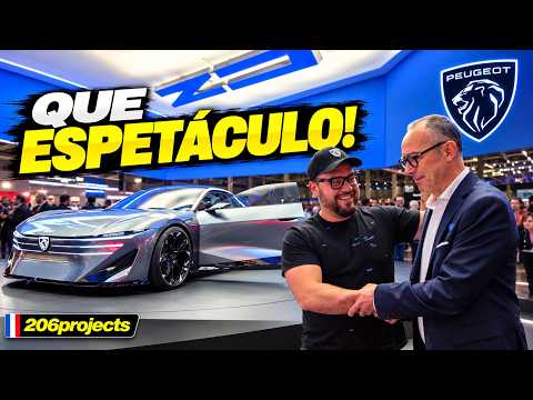 ENCANTADO COM O STAND DA PEUGEOT NO SALÃO DE PARIS‼️🇨🇵