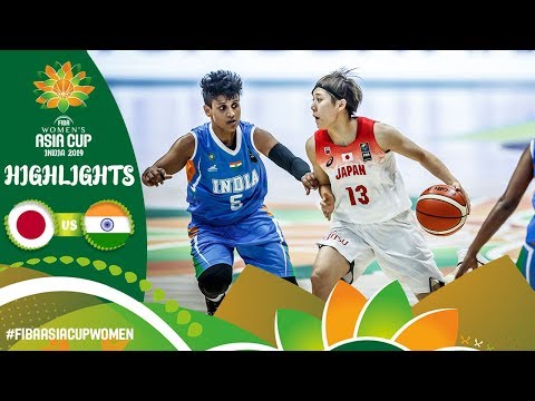 Japan v India | Highlights | FIBA Women's Asia Cup 2019