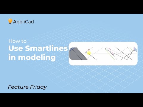 How to Use SmartLines in Modelling – AppliCad Roof Wizard Feature Friday
