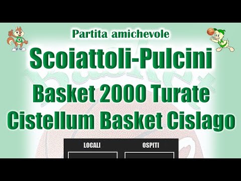 Scoiattoli Basket 2000 Turate vs Cistellum Cislago