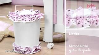 Lixeira Mimos Rosa | Ref: 54213