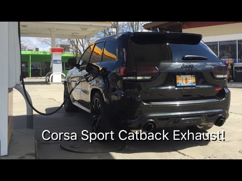 Jeep SRT Revs with Corsa Catback!