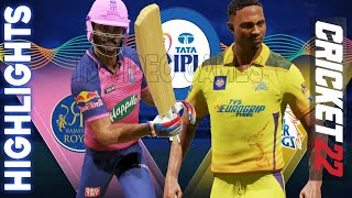 𝗿𝗿 𝘃𝘀 𝗰𝘀𝗸 - Rajasthan Royals vs Chennai Super Kings Match Highlights IPL 15 Cricket 2022 | Match 68