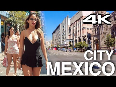 Mexico City. 4K Walk Tour 🇲🇽
