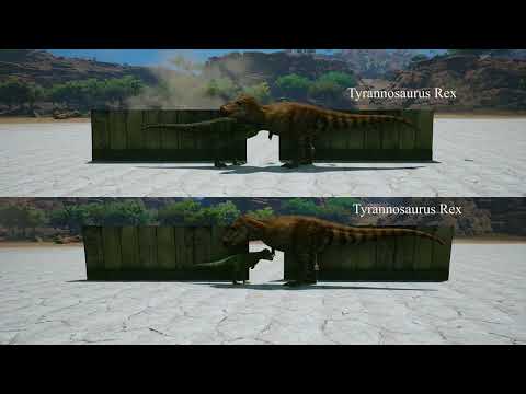 Comparing Pachy and Pycno's Knockback | Path of Titans