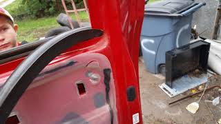 Dodge rear door window replacement. DIY