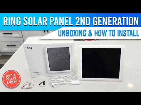 Ring Solar Panel 2nd Generation for Stick Up Cam & Pro and Spotlight Cam Plus & Pro UNBOXING & SETUP