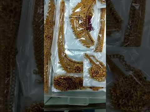 Matte finish wedding bridal set