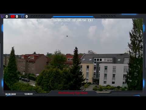 Gewitter Unwetter Tief Emmelinde Live-Stream 20.05.2022 Dortmund / Hombruch