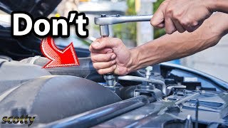 Never Do This While Working on Cars