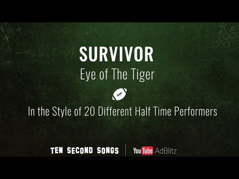 Survivor - Eye Of The Tiger | Ten Second Songs 20 Style Cover  #YouTubeAdBlitz