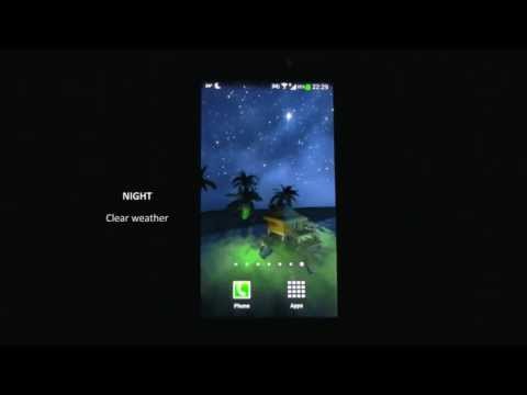 Maldives 3D LWP, True Weather Video