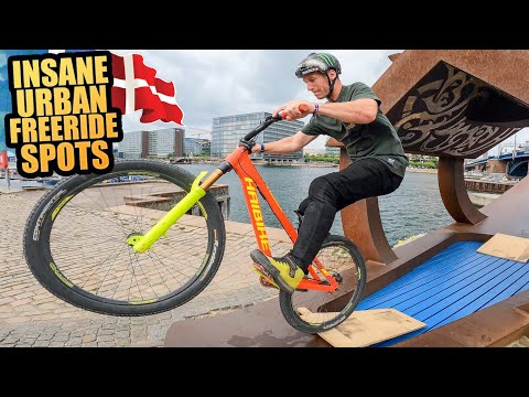 RIDING INSANE URBAN MTB FREERIDE SPOTS IN COPENHAGEN!