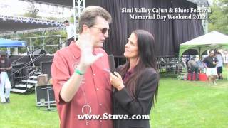 Bill Stuve Chats With Kelly Z @ The Simi Valley Cajun & Blues Festival 2012