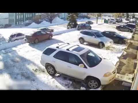 Crazy people in the parking