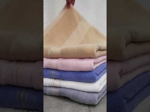 thumbnail video image 2 of Toalla Grande De Baño Shendy Vendy 100% Algodón Suave, 2 of 5