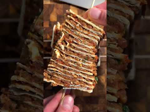 Neuer Food Trend Hackfleisch Kebab Spieße selber machen