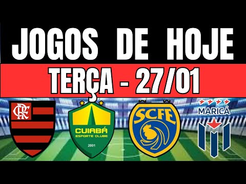 JOGOS DE HOJE | BRASILEIRÃO 2026 | TERÇA-FEIRA 27/01/2026 | JOGOS DE HOJE 