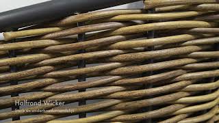 Garden Impressions Bali lounge diningset 4-delig grijs rotan | Boender Outdoor