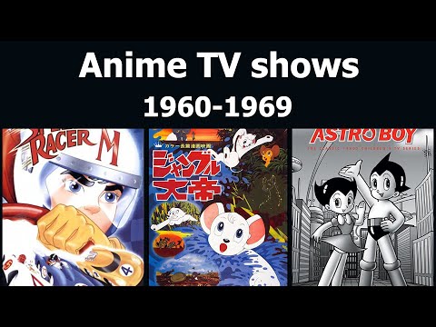 Anime TV shows from the 1960s