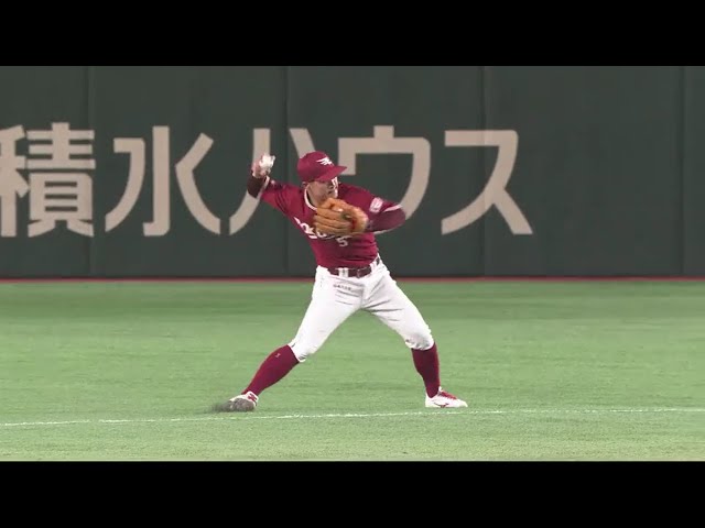 【2回表】イーグルス・茂木 華麗にさばく好プレー!! 2018/5/24 E-Bs