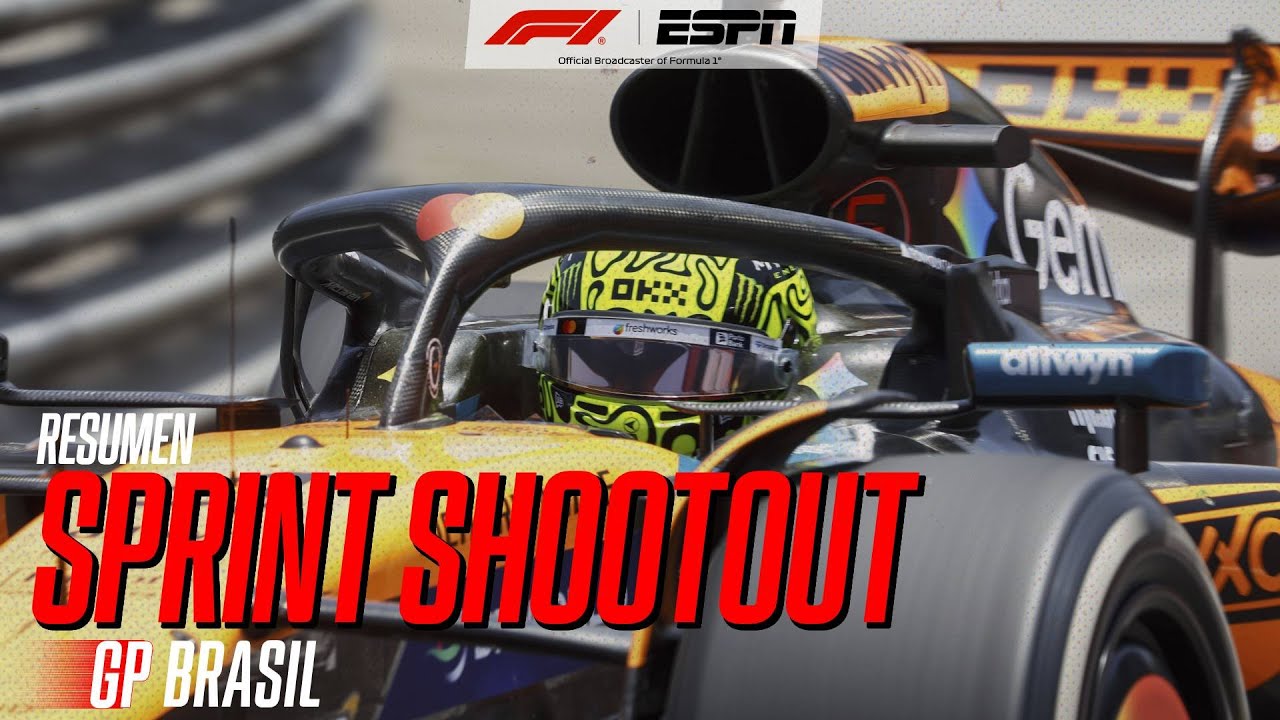 "VO-LANDO" EN LA QUALY SPRINT: NORRIS SE QUEDÓ CON LA POLE EN INTERLAGOS Y COLAPINTO LARGARÁ 16°