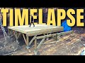 Rookie Builds CABIN POST BEAM PLATFORM From Scratch Under 10 MINUTES Start To Finish