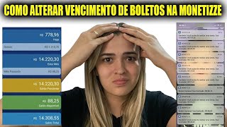 COMO ALTERAR VENCIMENTO DE BOLETOS NA MONETIZZE ?Como Ganhar Renda Extra Na Internet ?