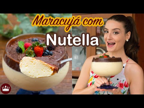 Passion Fruit Mousse with Chocolate (Nutella): Make it for New Year's - Good Taste Kitchen - Gabi...