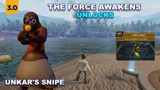 Disney Infinity 3.0 Unlocking the Unkars Snipe Enemy - The Force Awakens
