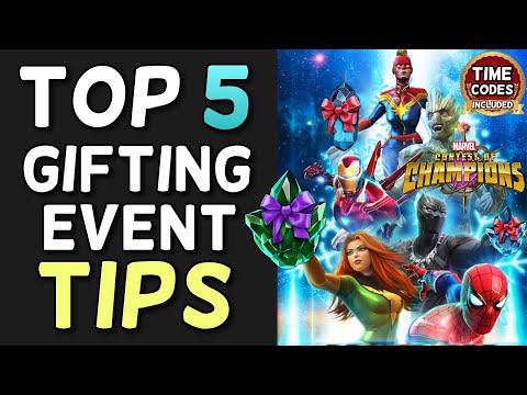 Top 5 Tips For Gifting Event 2021 | How To Farm Units in 2 Weeks & More| Marvel Contest of Champions