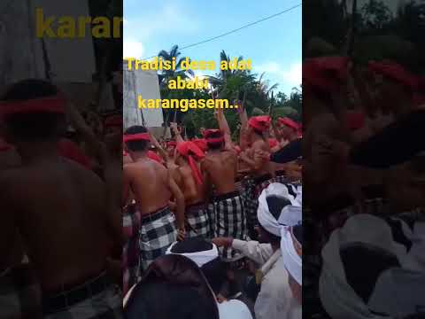 tradisi ring desa ababi...pura puseh ababi KARANGASEM