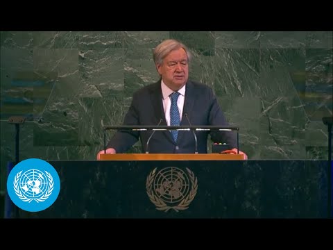 Video Thumbnail: UN Charter at 81: A Call for Global Cooperation Over Chaos - UN Chief | United Nations