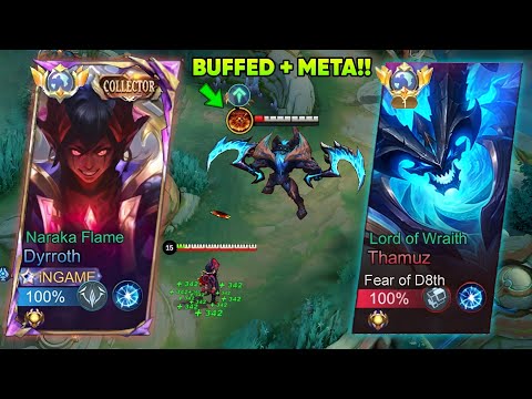 DYRROTH BEST EFFECTIVE WAY TO DEAL AGAINST BUFFED THAMUZ | TIPS EXPLAINED TUTORIAL!!🔥 - MLBB