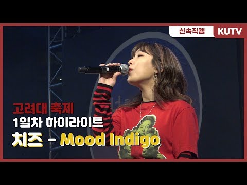 [KUTV] 190521 고려대학교 축제 1일차 직캠 - 치즈(Cheeze) Mood Indigo