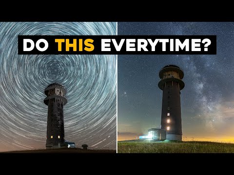 Star Trails and Milky Way Photography at Feldberg Black Forest