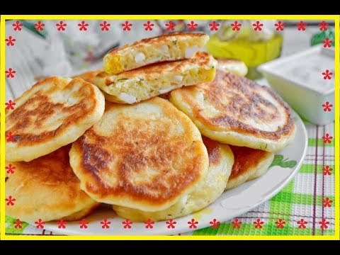 Lazy fritters with spring onions and egg / Bon Appetit