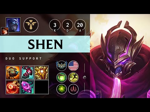 Shen Support vs Pyke - NA Challenger Patch 25.09