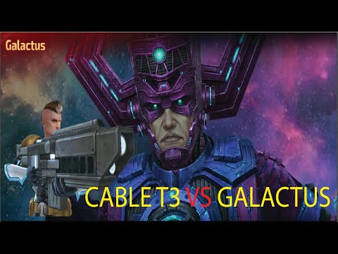 CABLE T3 VS GALACTUS | GIANT BOSS RAID | MARVEL FUTURE FIGHT